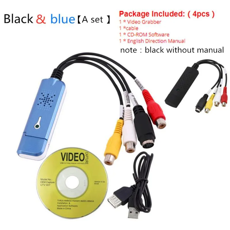 Для простой крышки USB2.0 простая крышка аудио и видеокамера адаптер VHS DVD DVR ТВ ture Card
