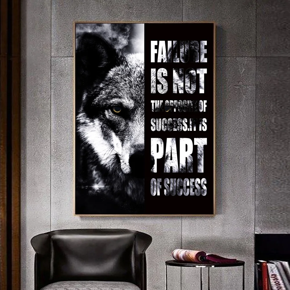Black White Poster Animal Inspirings Quotes Better Success Canvas Picture for Home Design Lion Leopard Wolf Posters and Prints
Black White Poster Animal Inspirings Quotes Better Success Canvas Picture for Home Design Lion Leopard Wolf Posters and Prints
