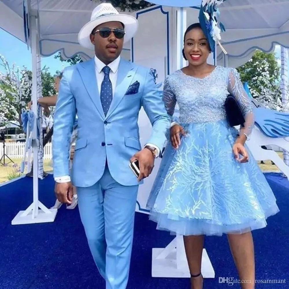 Hot Selling High Quality Light Blue Peak Lapel Two Buttons Business Casual Men's Suits Wedding Tuxedos Custom Made 2 Pieces
Hot Selling High Quality Light Blue Peak Lapel Two Buttons Business Casual Men's Suits Wedding Tuxedos Custom Made 2 Pieces