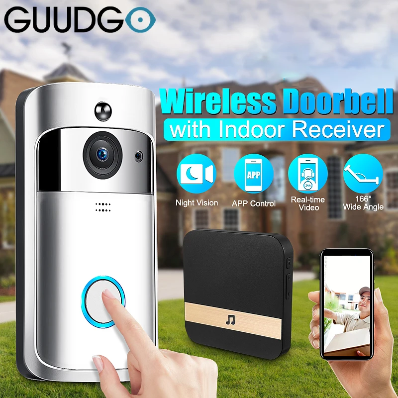 Wifi Smart Video Doorbell Intercom Smart Camera Doorbell PIR Detection Camera Night Vision Home Security Video Door Bell
Wifi Smart Video Doorbell Intercom Smart Camera Doorbell PIR Detection Camera Night Vision Home Security Video Door Bell