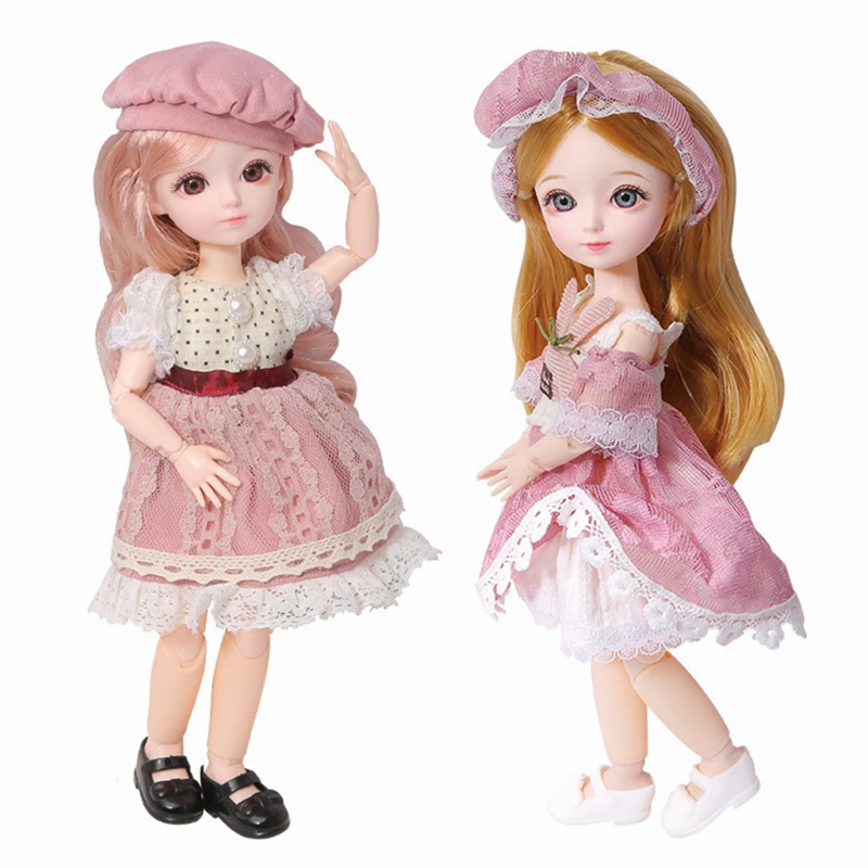 Lolita Princess Bebe Reborn BJD Doll 31cm 1/6 Movable 23 Jointed Action Figure Well Packaged Baby Girl Gift Toys
Lolita Princess Bebe Reborn BJD Doll 31cm 1/6 Movable 23 Jointed Action Figure Well Packaged Baby Girl Gift Toys
