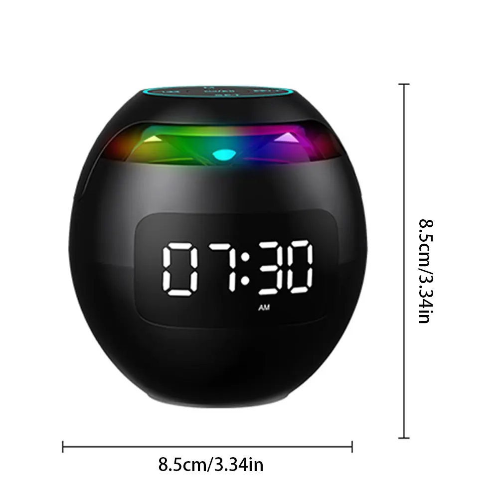 Mini Bluetooth Speaker Clock Speakers Alarm Clock Wireless Sound Box With LED Display For Home Outdoor Travel MP3 Music Play
Mini Bluetooth Speaker Clock Speakers Alarm Clock Wireless Sound Box With LED Display For Home Outdoor Travel MP3 Music Play