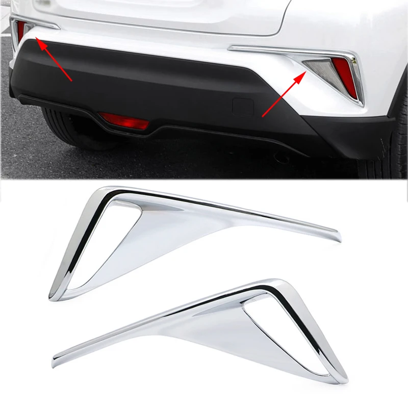 For Toyota C-HR CHR 2017 2018 2019 Chrome Rear Bumper Fog Light Lamp Cover Trim Molding Garnish Frame ABS Chromium Styling
For Toyota C-HR CHR 2017 2018 2019 Chrome Rear Bumper Fog Light Lamp Cover Trim Molding Garnish Frame ABS Chromium Styling