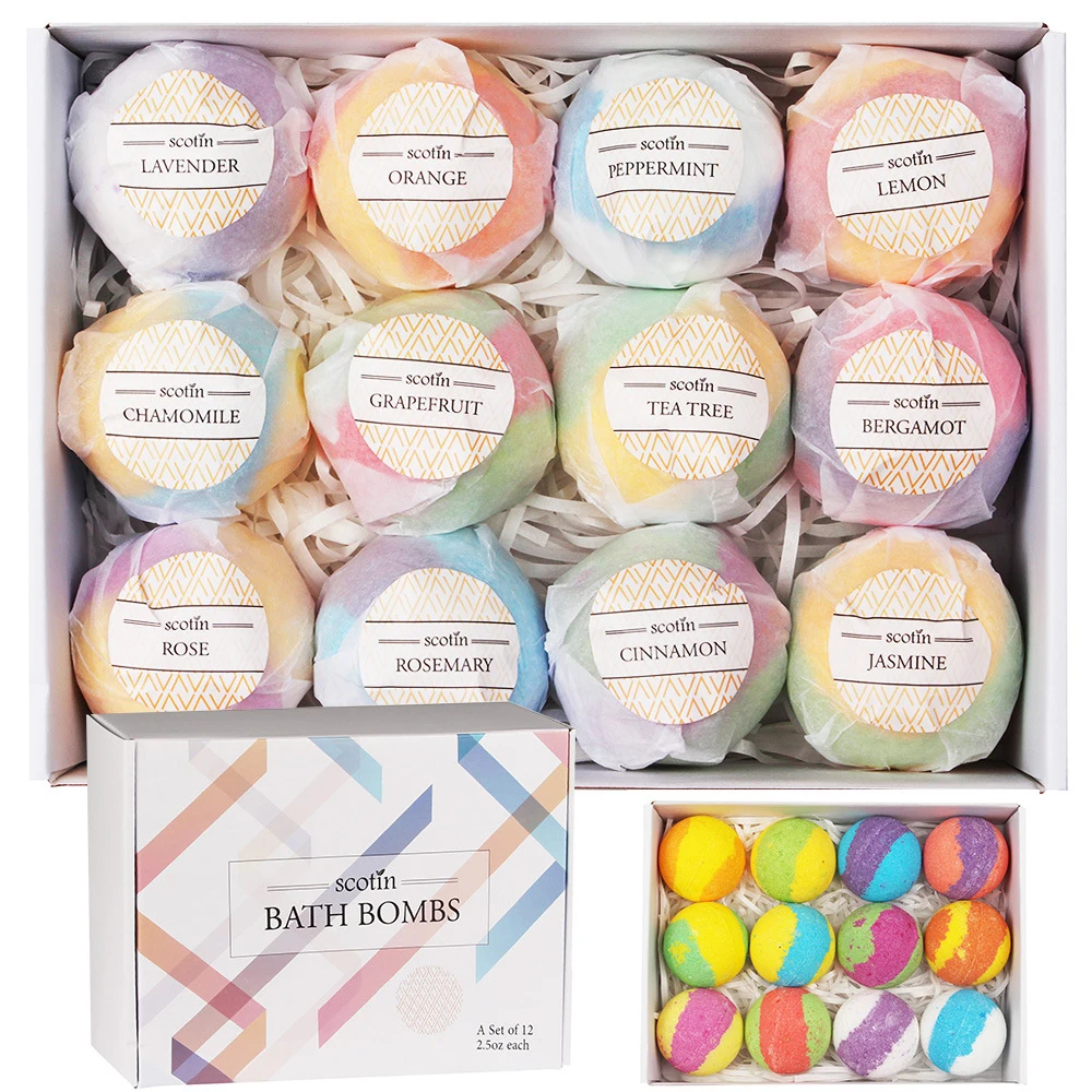 12Pcs Spa Bath Bombs Natural Organic Bathbombs Balls Skin Whitening Ease Relax Stress Bubble Shower Moisturizing
12Pcs Spa Bath Bombs Natural Organic Bathbombs Balls Skin Whitening Ease Relax Stress Bubble Shower Moisturizing