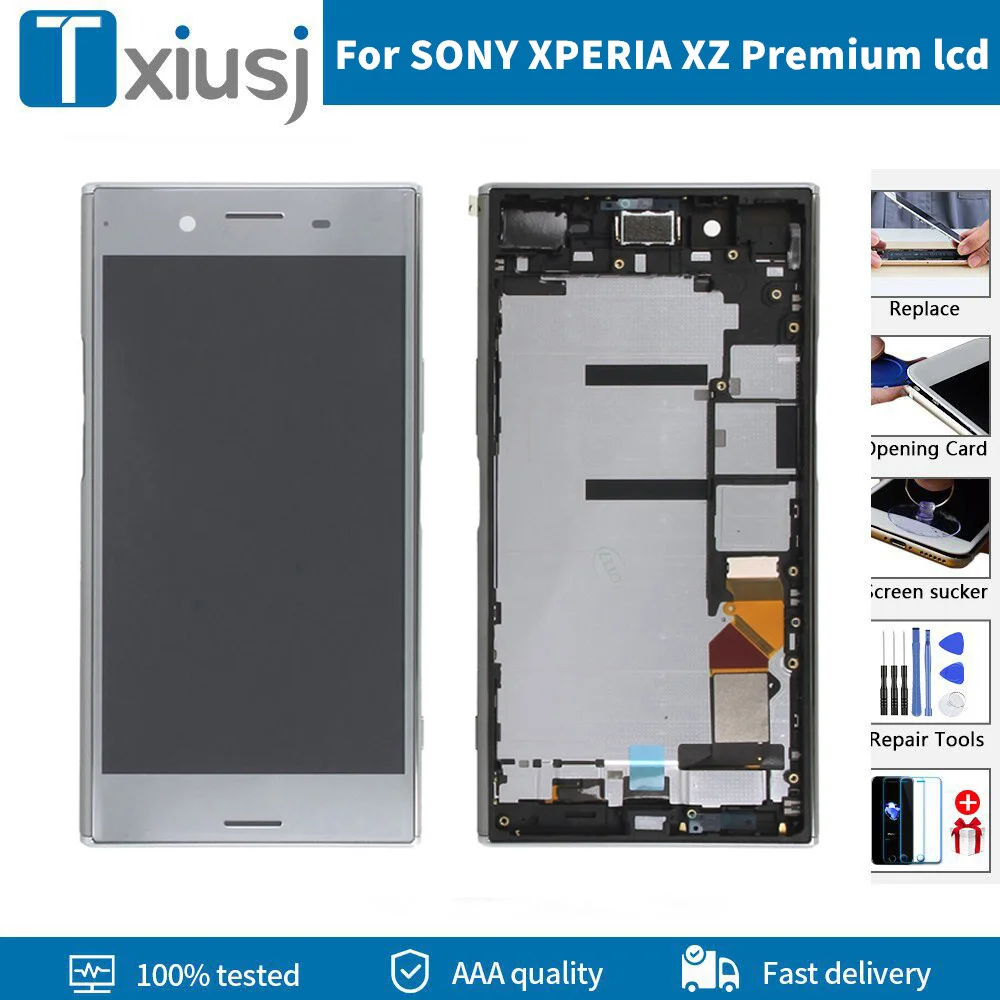 Original LCD+Frame For SONY XPERIA XZ Premium G8142 G8141 LCD Display Touch Screen Panel Digitizer Assembly Replacement
Original LCD+Frame For SONY XPERIA XZ Premium G8142 G8141 LCD Display Touch Screen Panel Digitizer Assembly Replacement