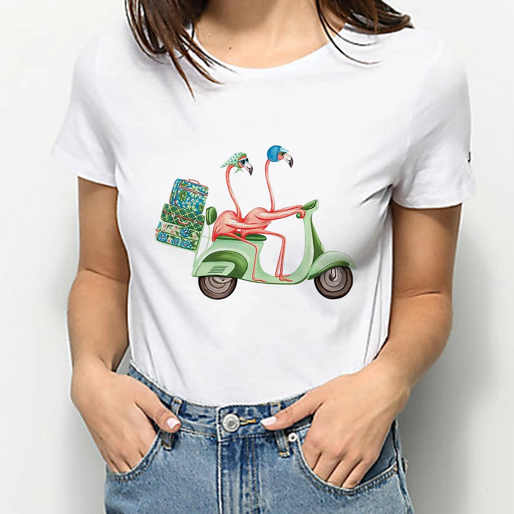 Flamingo Funny T Shirts Women Cartoon Russia Fashion 2022 New White Top Short Sleeve Cheap Free Shipping Women's Clothing Edgy
Flamingo Funny T Shirts Women Cartoon Russia Fashion 2022 New White Top Short Sleeve Cheap Free Shipping Women's Clothing Edgy