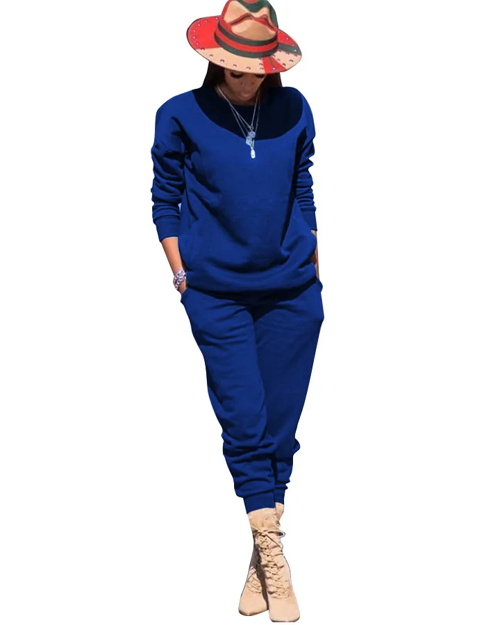 Causal Solid Two Piece Set Tracksuit Women O Neck Full Sleeve Slim Sweatshirts and Long Pants High Elastic Fall Winter Outfits
Causal Solid Two Piece Set Tracksuit Women O Neck Full Sleeve Slim Sweatshirts and Long Pants High Elastic Fall Winter Outfits