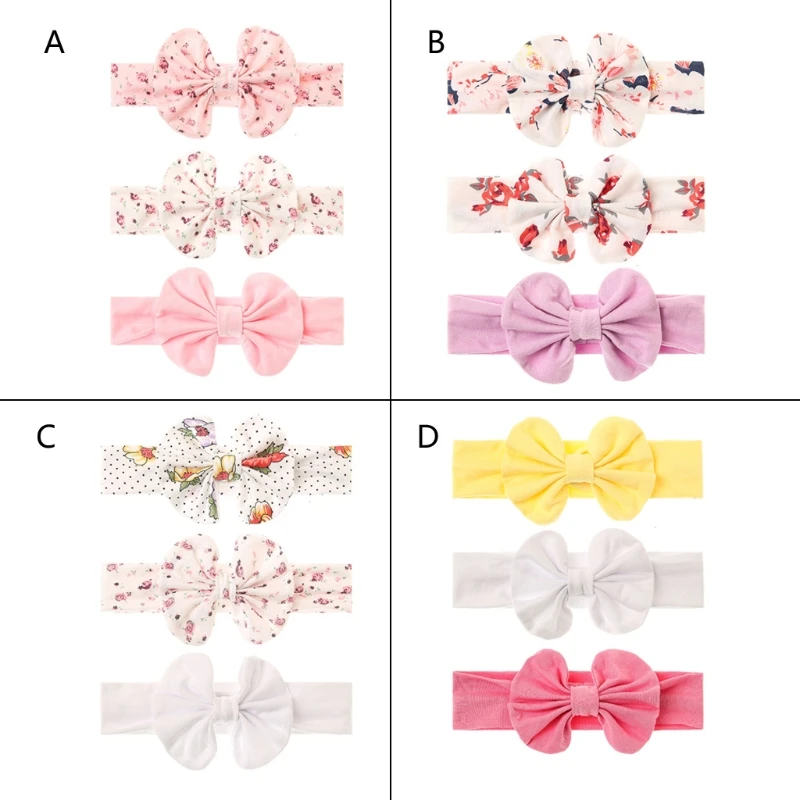 3pcs/set Baby Hair Band Set For Girls Bow Elastic Headbands Turban Kids Headwear Baby Hair Accessories
3pcs/set Baby Hair Band Set For Girls Bow Elastic Headbands Turban Kids Headwear Baby Hair Accessories