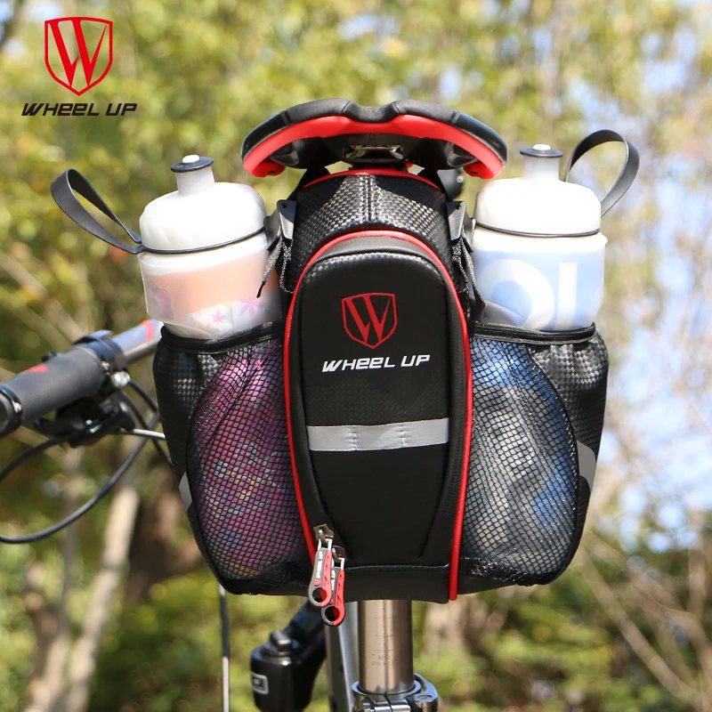 WHeeL UP 2 Pockets Bike Bag Bicycle Seat Post Bag Mountain MTB Road Bike Seat Rear Tail Pouch Bottle Bags Bicycle Accessories
WHeeL UP 2 Pockets Bike Bag Bicycle Seat Post Bag Mountain MTB Road Bike Seat Rear Tail Pouch Bottle Bags Bicycle Accessories