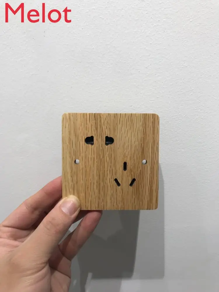 Solid Wood Panel Brass Pull Rod Retro Personalized Creative Wall Home Socket 86 Type Switch with Cover Light Switch Cover Plate
Solid Wood Panel Brass Pull Rod Retro Personalized Creative Wall Home Socket 86 Type Switch with Cover Light Switch Cover Plate