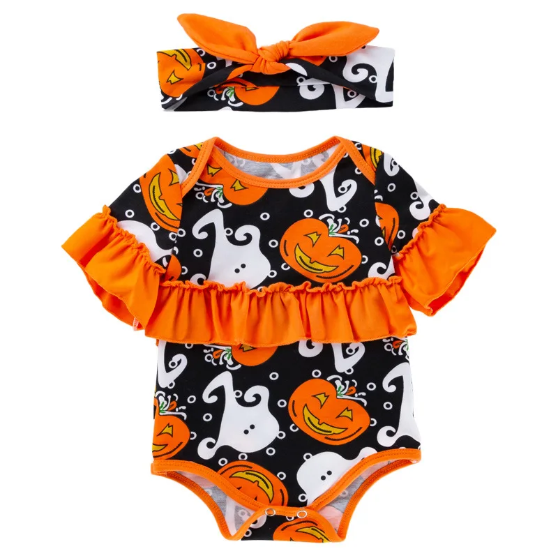 Christmas Newborn Bodysuit Short Sleeve Halloween Pumpkin Cartoon Skull Romper Jumpsuit Baby Girls Boys Clothes 3-24m
Christmas Newborn Bodysuit Short Sleeve Halloween Pumpkin Cartoon Skull Romper Jumpsuit Baby Girls Boys Clothes 3-24m