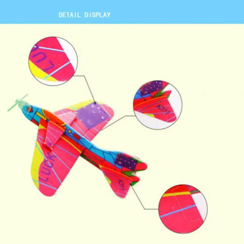 Creative Kids Roundabout Combat Aircraft Foam Paper Planes Airplane Model Throw Toy Vehecles Flying Hand Diecasts C3E1
Creative Kids Roundabout Combat Aircraft Foam Paper Planes Airplane Model Throw Toy Vehecles Flying Hand Diecasts C3E1