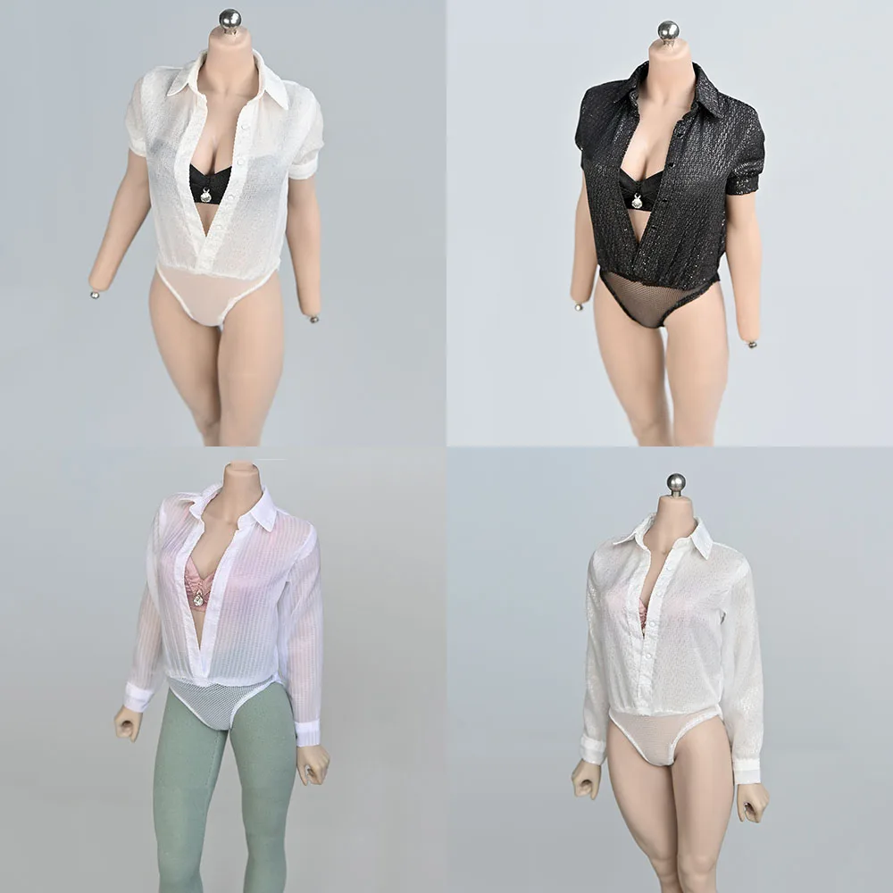 1/6 Scale Female Soldier Siamese White Vertical Strips Shirt Light And Translucent for 12" Model Clothing Accessorries
1/6 Scale Female Soldier Siamese White Vertical Strips Shirt Light And Translucent for 12" Model Clothing Accessorries