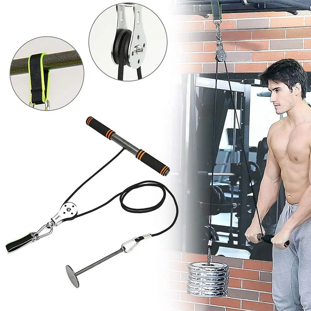 Durable Fitness DIY Pulley Cable Machine Cable Pulley System Fitness Pulley System Home Gym Workout Equipment
Durable Fitness DIY Pulley Cable Machine Cable Pulley System Fitness Pulley System Home Gym Workout Equipment