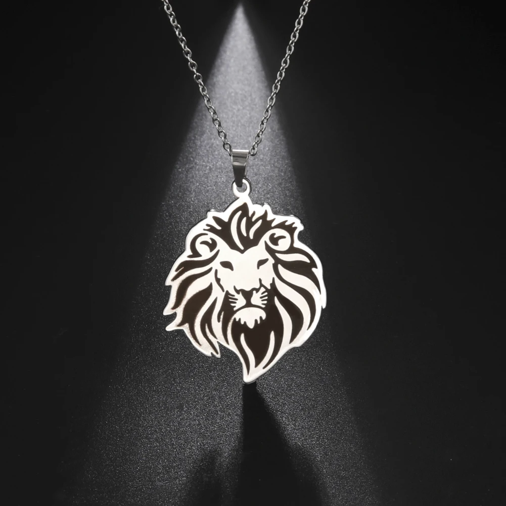 My Shape Punk Lion Head Pendant Necklace for Men Women Animals Stainless Steel Necklace Choker Link Chain Fashion Male Jewelry
My Shape Punk Lion Head Pendant Necklace for Men Women Animals Stainless Steel Necklace Choker Link Chain Fashion Male Jewelry