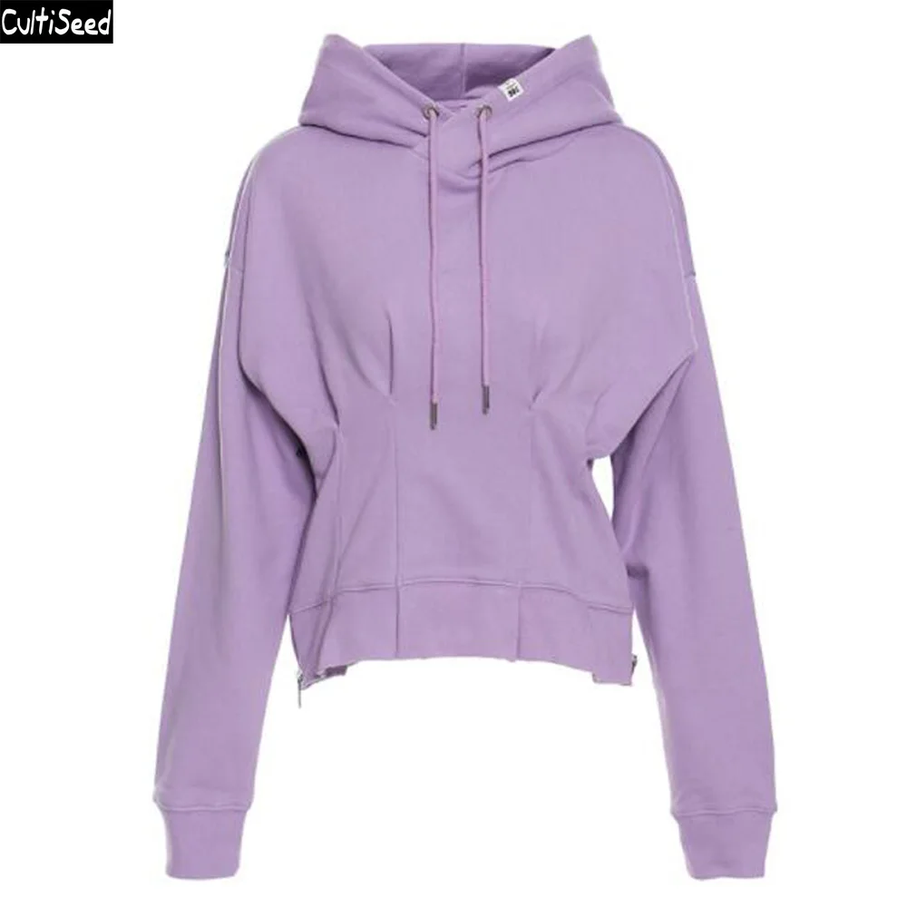 Cultiseed Women New Drawstring Hooded Side Zipper Slim Waist Pullovers Hoodies Tops Female Autumn Long Sleeve Sweatshirts Coats
Cultiseed Women New Drawstring Hooded Side Zipper Slim Waist Pullovers Hoodies Tops Female Autumn Long Sleeve Sweatshirts Coats