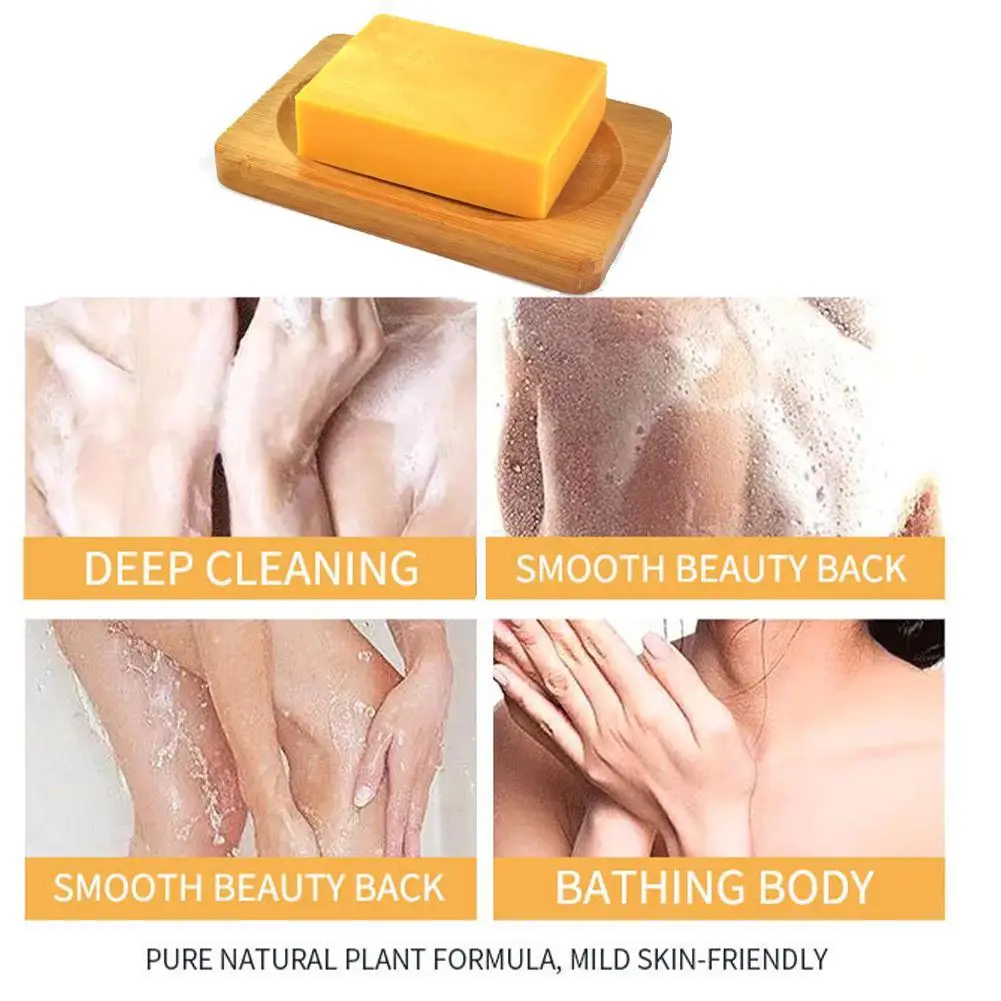 Turmeric Soap Herbal Natural Scrub Cleaning Nourishing Treatment Removal Acne Face Soap Oil-Control Skin Whitening Care Mit L7P7
Turmeric Soap Herbal Natural Scrub Cleaning Nourishing Treatment Removal Acne Face Soap Oil-Control Skin Whitening Care Mit L7P7