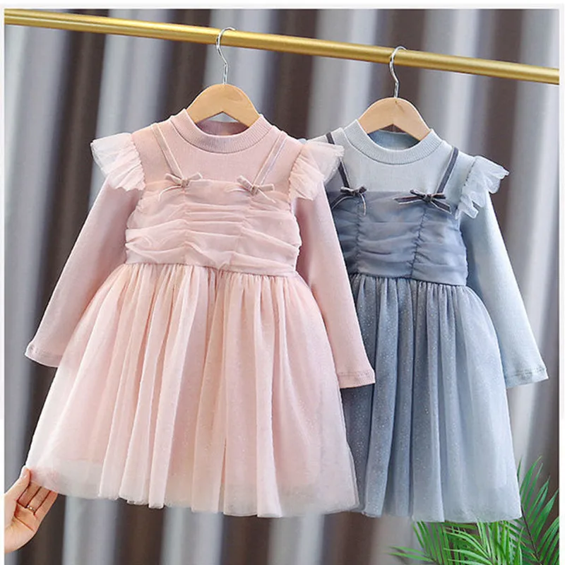Spring And Autumn Girls Dress Princess Lace Mesh Dress Korean Baby Foreign Style Children Long Sleeves Dress
Spring And Autumn Girls Dress Princess Lace Mesh Dress Korean Baby Foreign Style Children Long Sleeves Dress