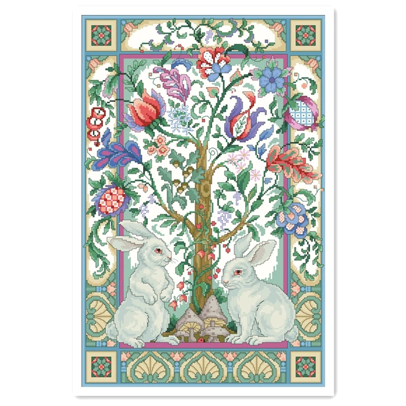 The magic forest cross stitch kit animal bunny 18ct 14ct 11ct white fabric cotton thread embroidery DIY handmade needlework
The magic forest cross stitch kit animal bunny 18ct 14ct 11ct white fabric cotton thread embroidery DIY handmade needlework