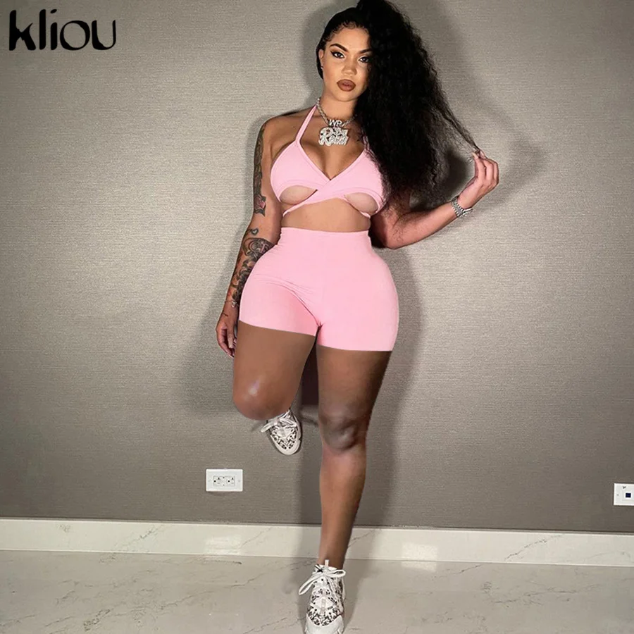 Cross Halter Strapless Women Two Piece Sets 2021 Summer Fashion Sleeveless Backless Streewear Female Outfits
Cross Halter Strapless Women Two Piece Sets 2021 Summer Fashion Sleeveless Backless Streewear Female Outfits