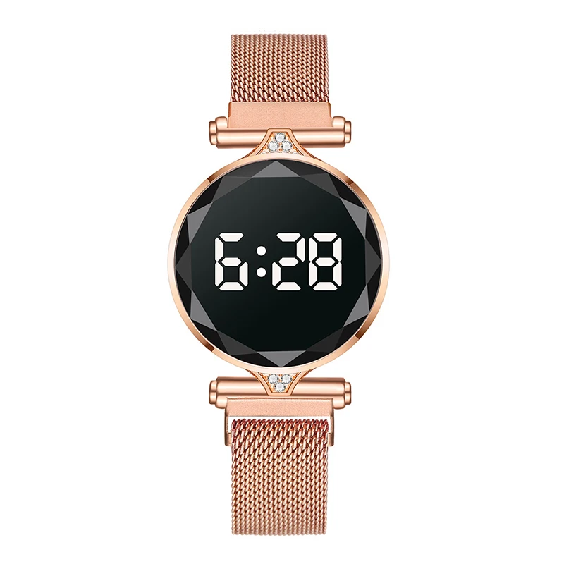 Luxury LED Watch Women Magnetic Bracelet Watches Rose Gold Digital Dress Quartz Women's Watches Ladies Clock Relogio Feminino
Luxury LED Watch Women Magnetic Bracelet Watches Rose Gold Digital Dress Quartz Women's Watches Ladies Clock Relogio Feminino
