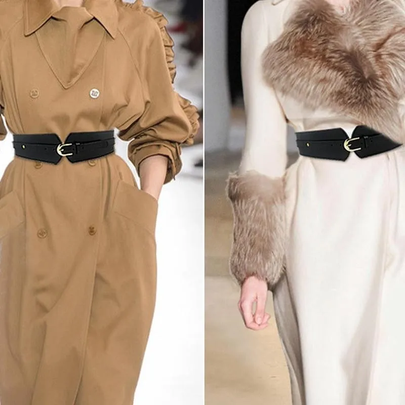 Fashion Ladies Wide Belt Elastic Vintage Buckle Leather Wide Fashion Wild Pin Buckle Women'S Belt Waist Seal Belt
Fashion Ladies Wide Belt Elastic Vintage Buckle Leather Wide Fashion Wild Pin Buckle Women'S Belt Waist Seal Belt