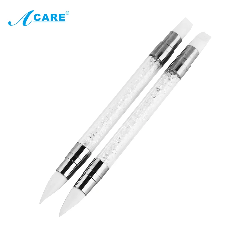 ACARE Dual-ended Nail Art Silicone Sculpture Pen 3D Carving DIY Glitter Powder Liquid Manicure Dotting Brush Nail Tips Tool
ACARE Dual-ended Nail Art Silicone Sculpture Pen 3D Carving DIY Glitter Powder Liquid Manicure Dotting Brush Nail Tips Tool