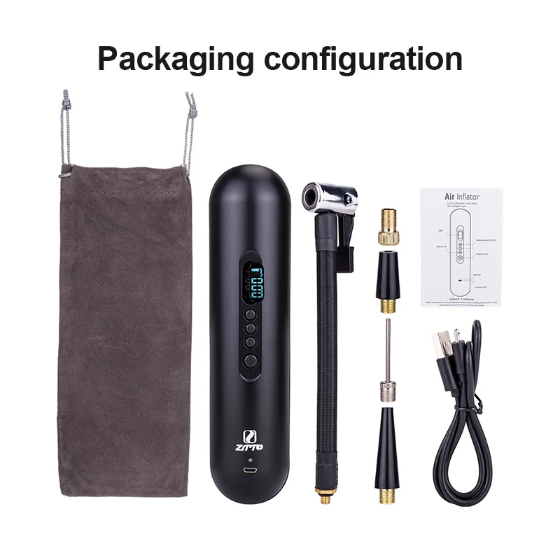 Bicycle Car Tire Inflator 120 PSI Air Bicycle Pump Wireless Portable Smart Digital Display Electric PumpBicycle Accessories
Bicycle Car Tire Inflator 120 PSI Air Bicycle Pump Wireless Portable Smart Digital Display Electric PumpBicycle Accessories
