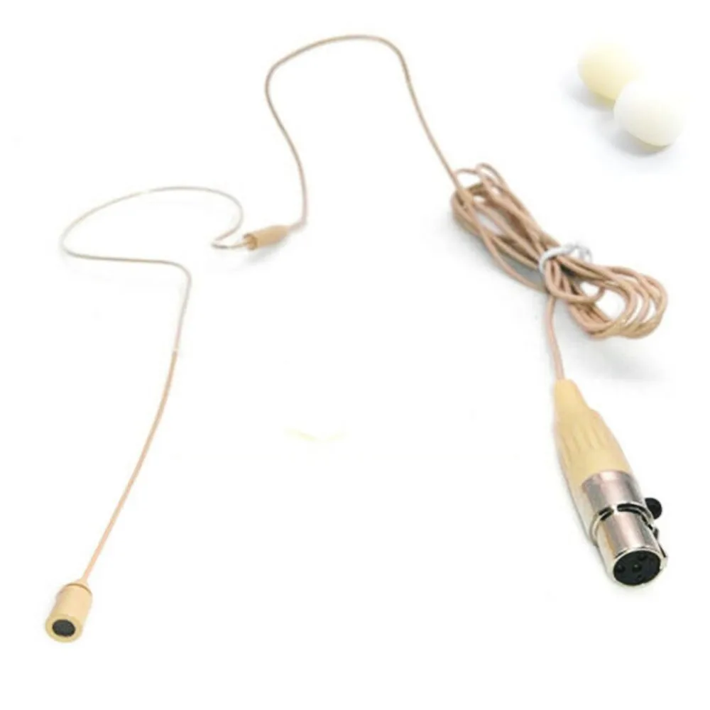 Beige Single Earhook Headset Headworn Microphone 4-Pin XLR For Shure Wireless 2.0V-10V.DC Microphone Musical Instruments
Beige Single Earhook Headset Headworn Microphone 4-Pin XLR For Shure Wireless 2.0V-10V.DC Microphone Musical Instruments