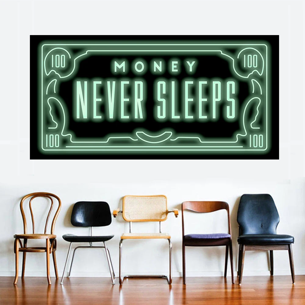 Money Never Sleep HD Canvas Print Nordic Quotes Letter Money Art home decor wall art painting print on canvas office art culture
Money Never Sleep HD Canvas Print Nordic Quotes Letter Money Art home decor wall art painting print on canvas office art culture