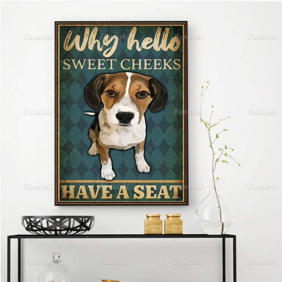 Why Hello Sweet Cheeks Dog Have A Seat Poster Animal Wall Art Canvas Prints Nordic Retro Painting Pictures Toilet Bathroom Decor
Why Hello Sweet Cheeks Dog Have A Seat Poster Animal Wall Art Canvas Prints Nordic Retro Painting Pictures Toilet Bathroom Decor