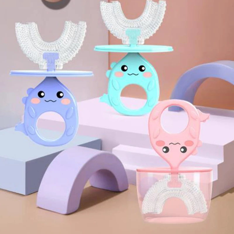 Baby Toothbrush Children 360 Degree U-shaped Child Toothbrush Teethers Baby Supply
Baby Toothbrush Children 360 Degree U-shaped Child Toothbrush Teethers Baby Supply