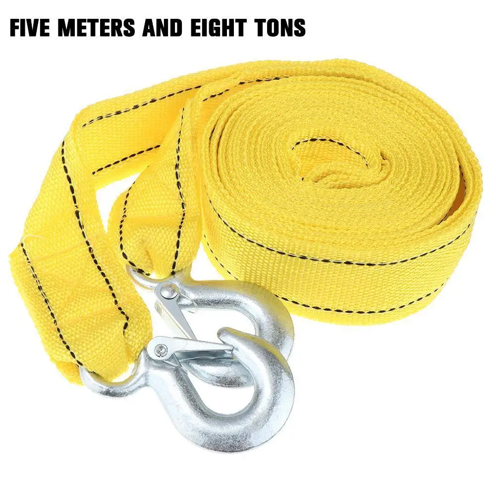 2-layer Thicken 5m8 Ton Automobile Towline Traction Emergency Universal Heavy Vehicle Strong Support Hook Duty Rope Car Tow
2-layer Thicken 5m8 Ton Automobile Towline Traction Emergency Universal Heavy Vehicle Strong Support Hook Duty Rope Car Tow