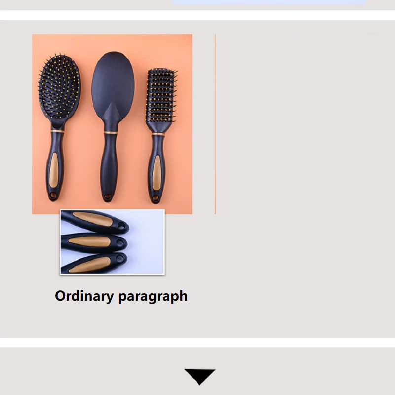 Airbag Comb Non-Static Curly Hair Comb Hair Fluffy Style Straight Curl Dual-Use Comb New
Airbag Comb Non-Static Curly Hair Comb Hair Fluffy Style Straight Curl Dual-Use Comb New