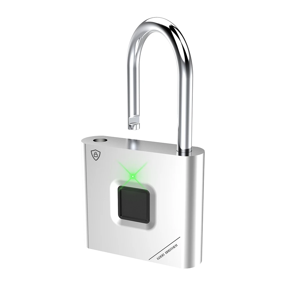 New Safe Thumbprint Door Padlocks Rechargeable Electronic Locks Fingerprint Smart Padlock Quick Anti-theft Unlock Keyless USB 
New Safe Thumbprint Door Padlocks Rechargeable Electronic Locks Fingerprint Smart Padlock Quick Anti-theft Unlock Keyless USB