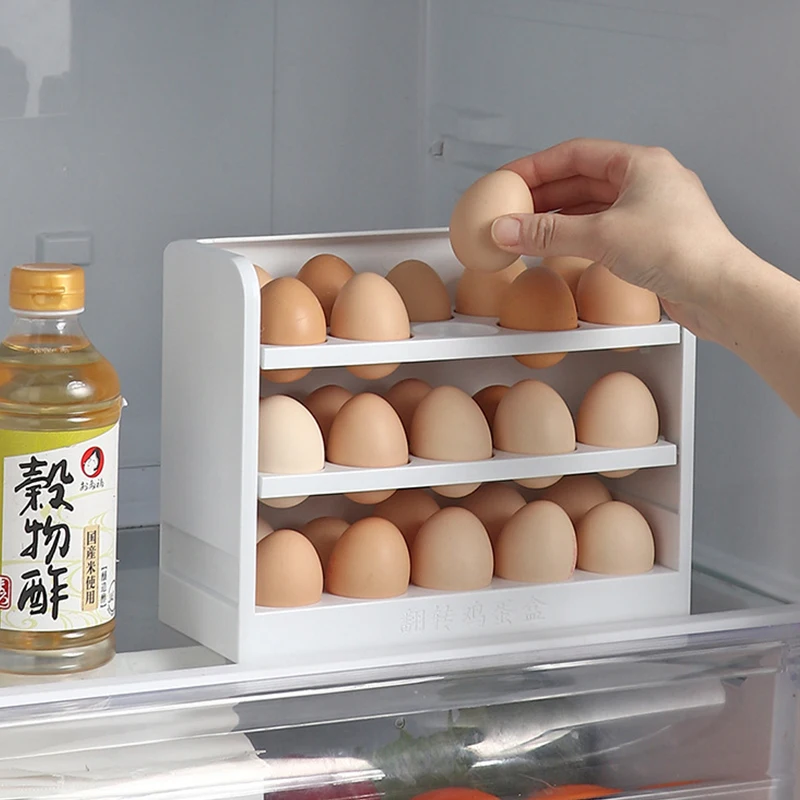 Hot Sale Large Capacity Eggs Holder Three Layer Fridge Flip Box Refrigerator Household Egg Box Fresh Storage Organizer Container
Hot Sale Large Capacity Eggs Holder Three Layer Fridge Flip Box Refrigerator Household Egg Box Fresh Storage Organizer Container