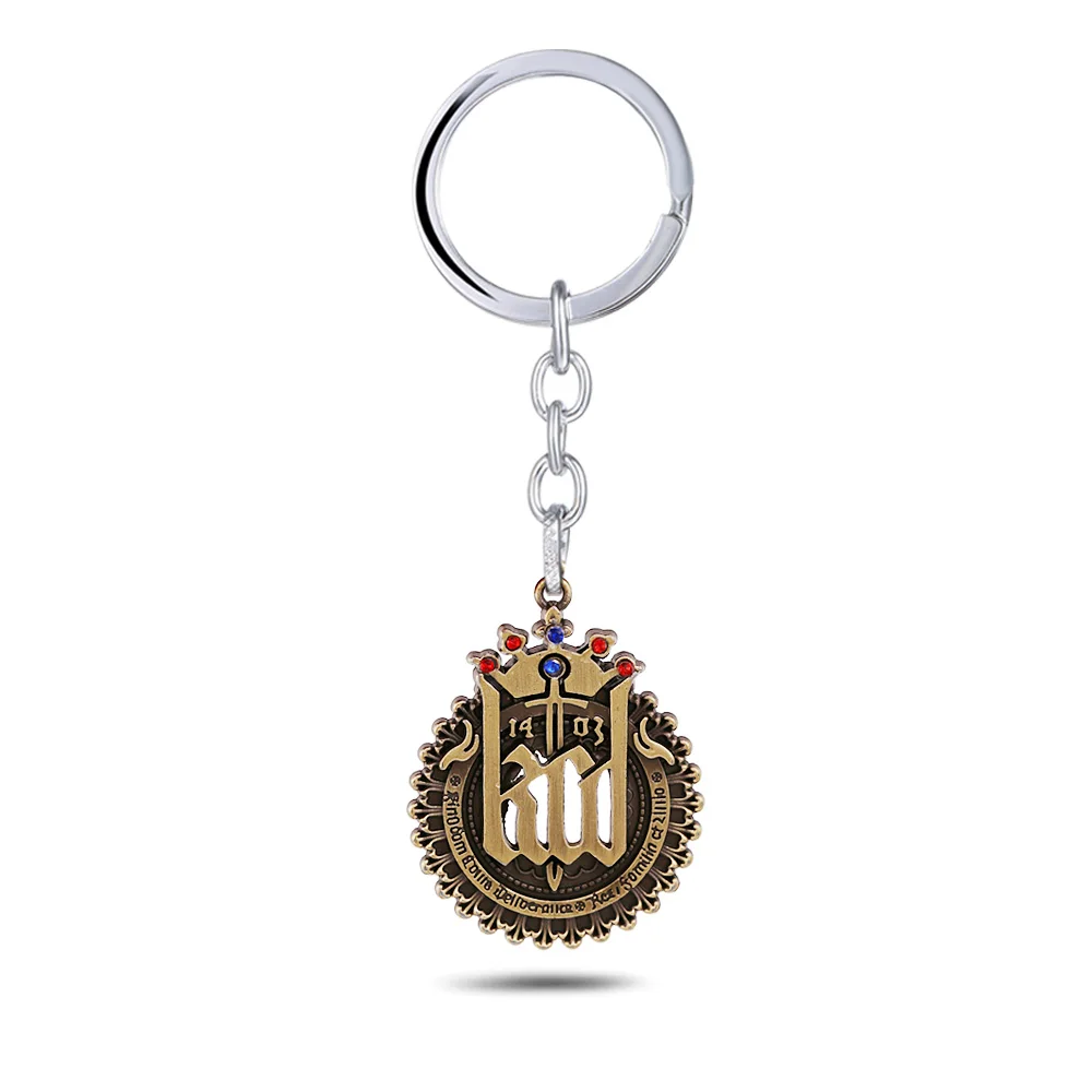 

Брелок с металлической подвеской «Game Kingdom Come Deliverance», 25 шт./лот, автомобильный брелок с цепочкой для ключей, подарок для мужчин и женщин