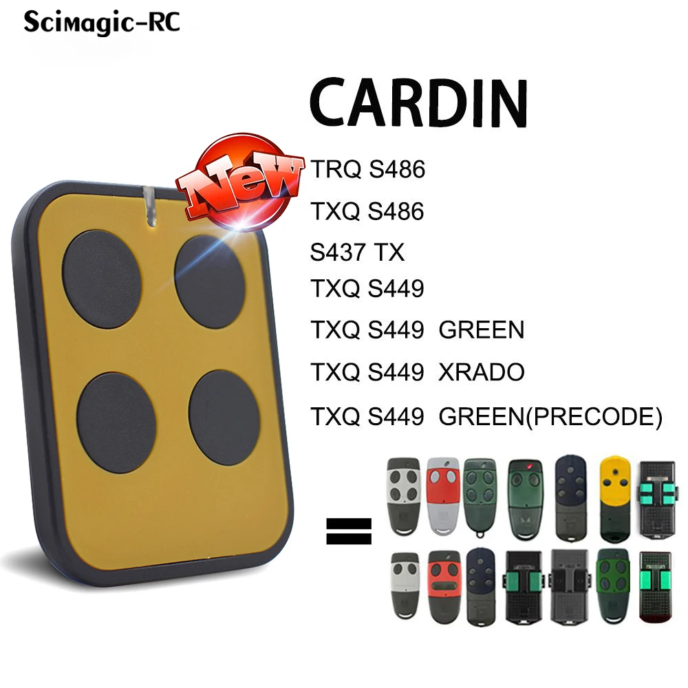 Self-coping CARDIN S449 Remote Duplicate Garage Door Controls TRQS449 TXQS449 TRQ S486 TXQ S486 S437 TX2 TX4 Free Clip 2022
Self-coping CARDIN S449 Remote Duplicate Garage Door Controls TRQS449 TXQS449 TRQ S486 TXQ S486 S437 TX2 TX4 Free Clip 2022