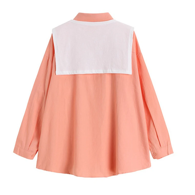 SISPELL Patchwork Shawl Blouse Shirts For Female Lapel Collar Long Sleeve Loose Pure Color Women's Casual Shirt Fashion New 
SISPELL Patchwork Shawl Blouse Shirts For Female Lapel Collar Long Sleeve Loose Pure Color Women's Casual Shirt Fashion New