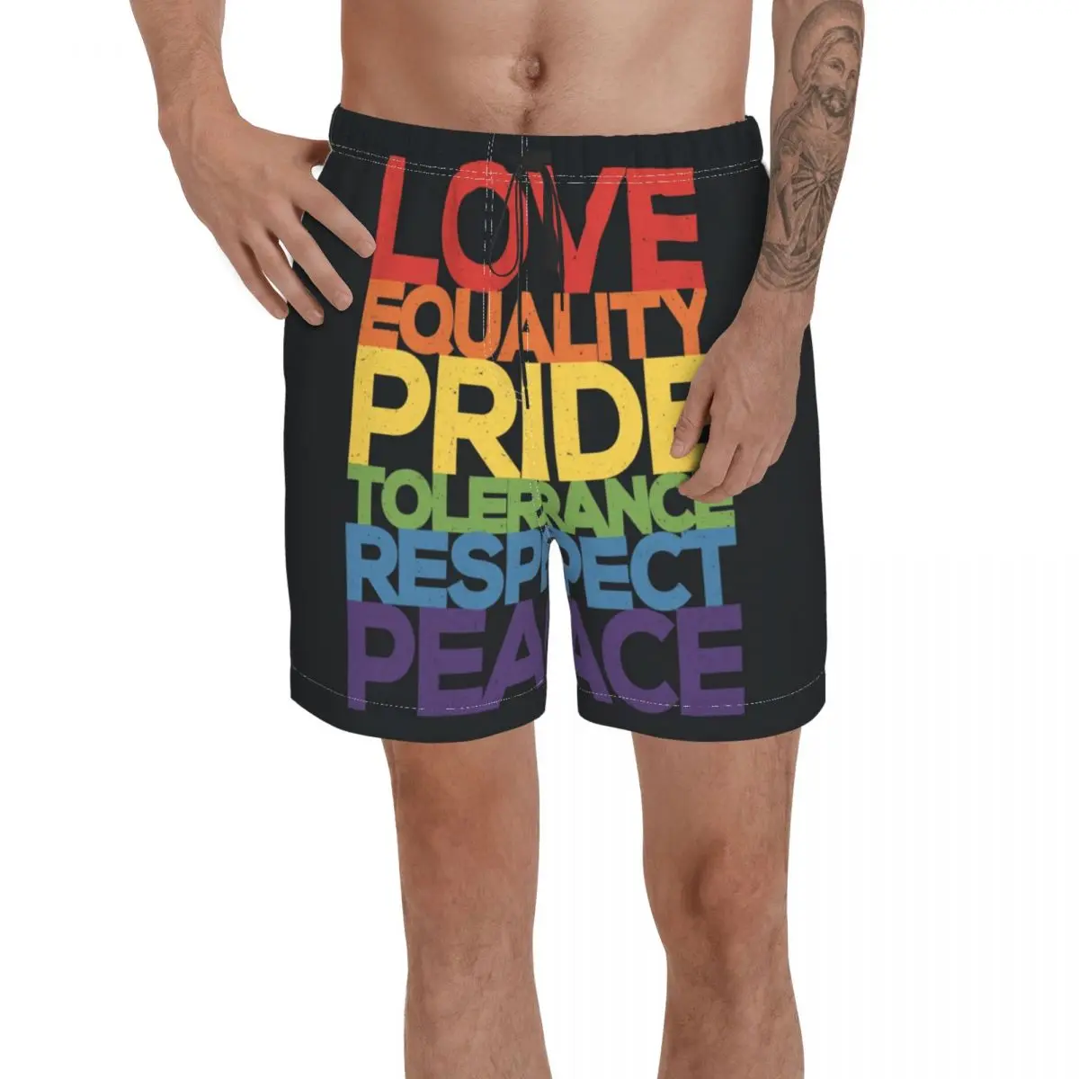 Men Pants The Right Message Pride Edition Surfing Beach Board Swim Trunks Sport Quick Dry Mesh Casual Pretty Short for Adult
Men Pants The Right Message Pride Edition Surfing Beach Board Swim Trunks Sport Quick Dry Mesh Casual Pretty Short for Adult