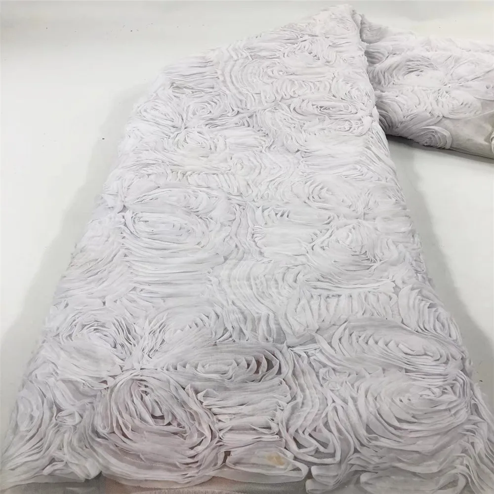 Soso Beatiful Embroided Lace with 3d Chiffon Lace Applique French Mesh Lace Fabrics for Party Dress
Soso Beatiful Embroided Lace with 3d Chiffon Lace Applique French Mesh Lace Fabrics for Party Dress
