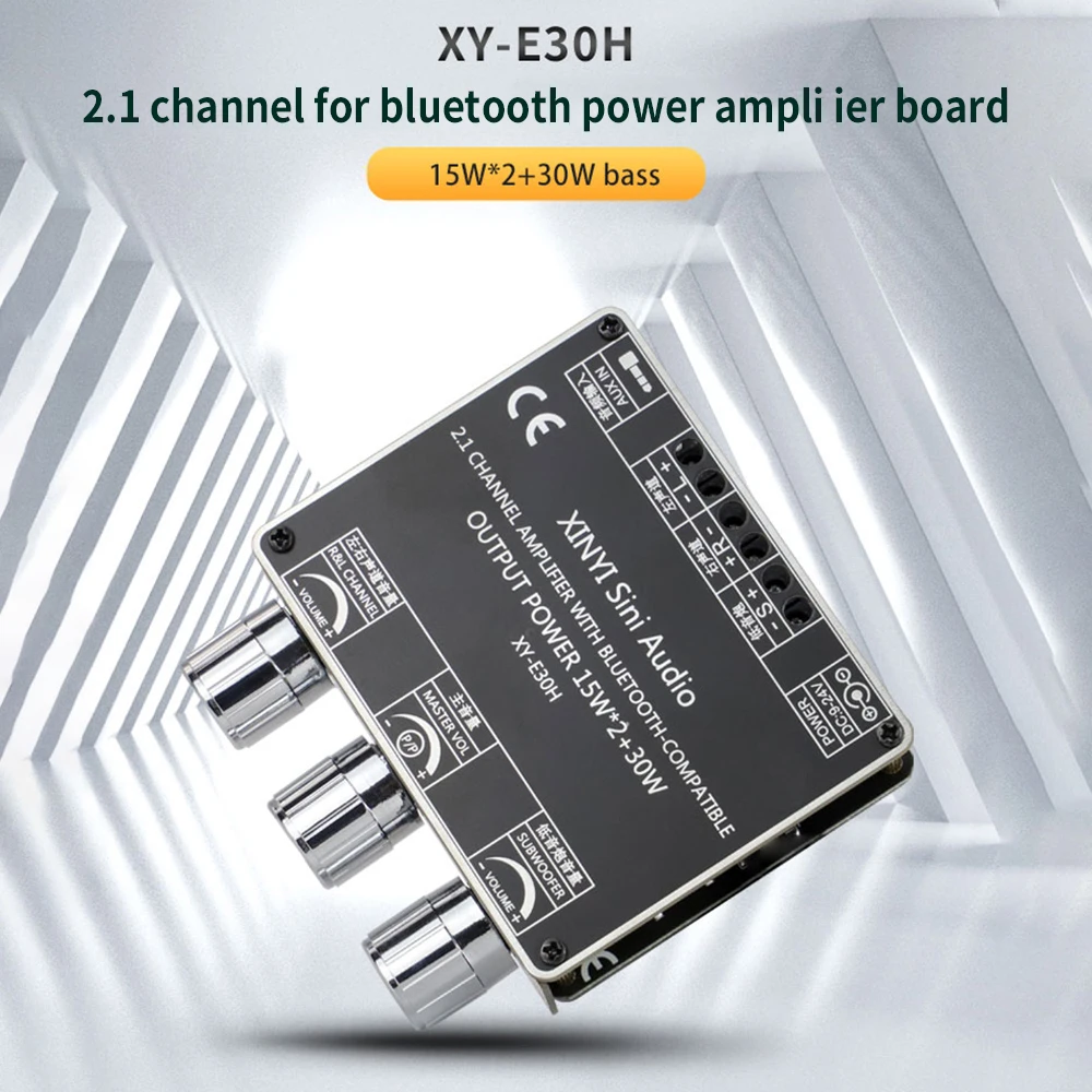 E30H 2.1 Channel Audio Power Amplifier Board Module High and Low Tone Support Sinilink App
E30H 2.1 Channel Audio Power Amplifier Board Module High and Low Tone Support Sinilink App