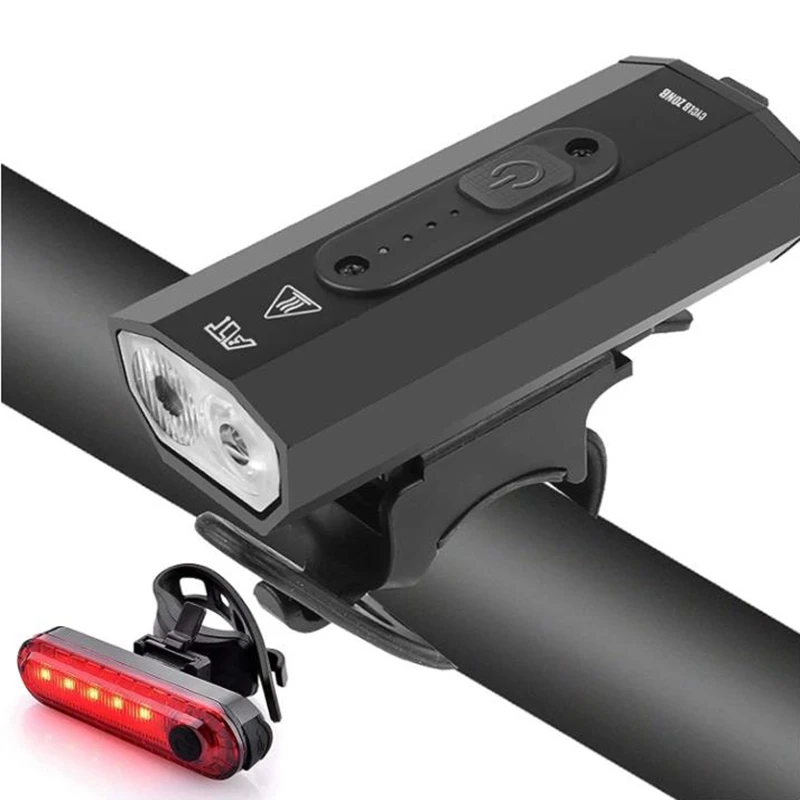 Bike Lights,500 Lumen Bicycle Lights Headlight Waterproof,Super Bright Front Light and Back,6 Light Mode Fits MTB,Etc
Bike Lights,500 Lumen Bicycle Lights Headlight Waterproof,Super Bright Front Light and Back,6 Light Mode Fits MTB,Etc