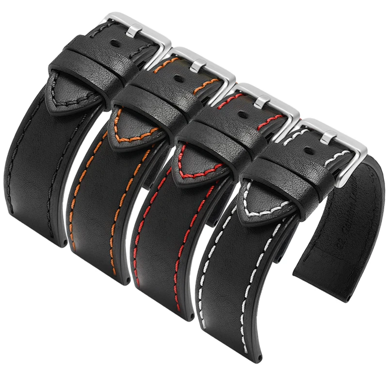 Genuine leather WatchBand for EFR-303L/303D EQB-501 EFS-S500 Men's Bracelet 20 22 24mm black brown orange rubber strap
Genuine leather WatchBand for EFR-303L/303D EQB-501 EFS-S500 Men's Bracelet 20 22 24mm black brown orange rubber strap