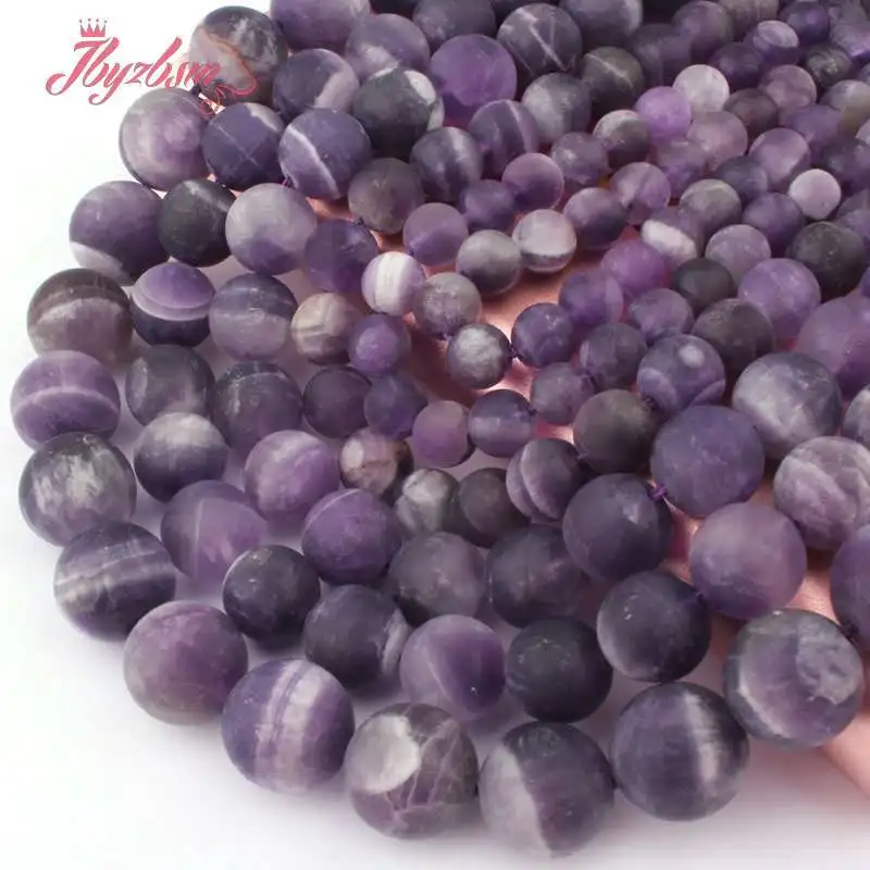 Round Frost Dream Amethyst Natural Stone Spacer Beads for Needlework DIY Accessories Necklace Bracelet Jewelry Making 15"
Round Frost Dream Amethyst Natural Stone Spacer Beads for Needlework DIY Accessories Necklace Bracelet Jewelry Making 15"