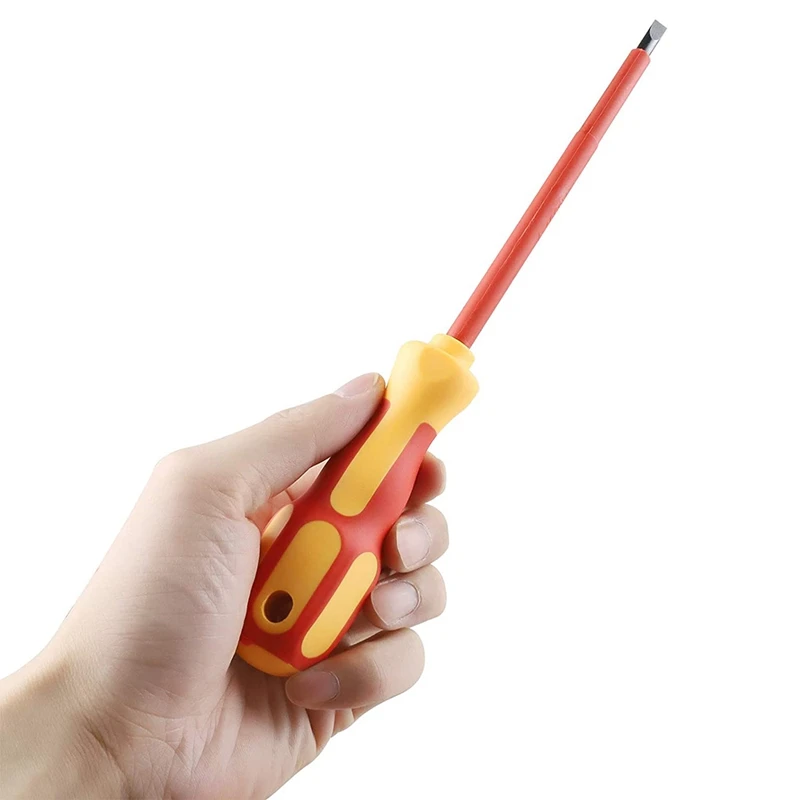 9 Piece 1000V Insulated Electrician Screwdrivers Set with Magnetic Tips and 1 Test Pen Electrical Screwdriver Set
9 Piece 1000V Insulated Electrician Screwdrivers Set with Magnetic Tips and 1 Test Pen Electrical Screwdriver Set