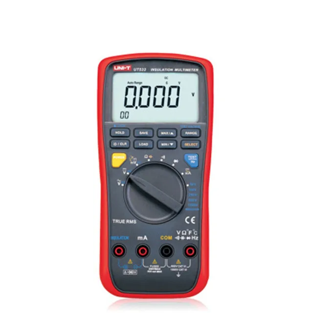 UNI-T UT533 RMS Авто 50 ~ 1000 В Измеритель сопротивления заземлению Цифровой мультиметр измеритель емкостной температуры Мегаомметр
UNI-T UT533 RMS Авто 50 ~ 1000 В Измеритель сопротивления заземлению Цифровой мультиметр измеритель емкостной температуры Мегаомметр