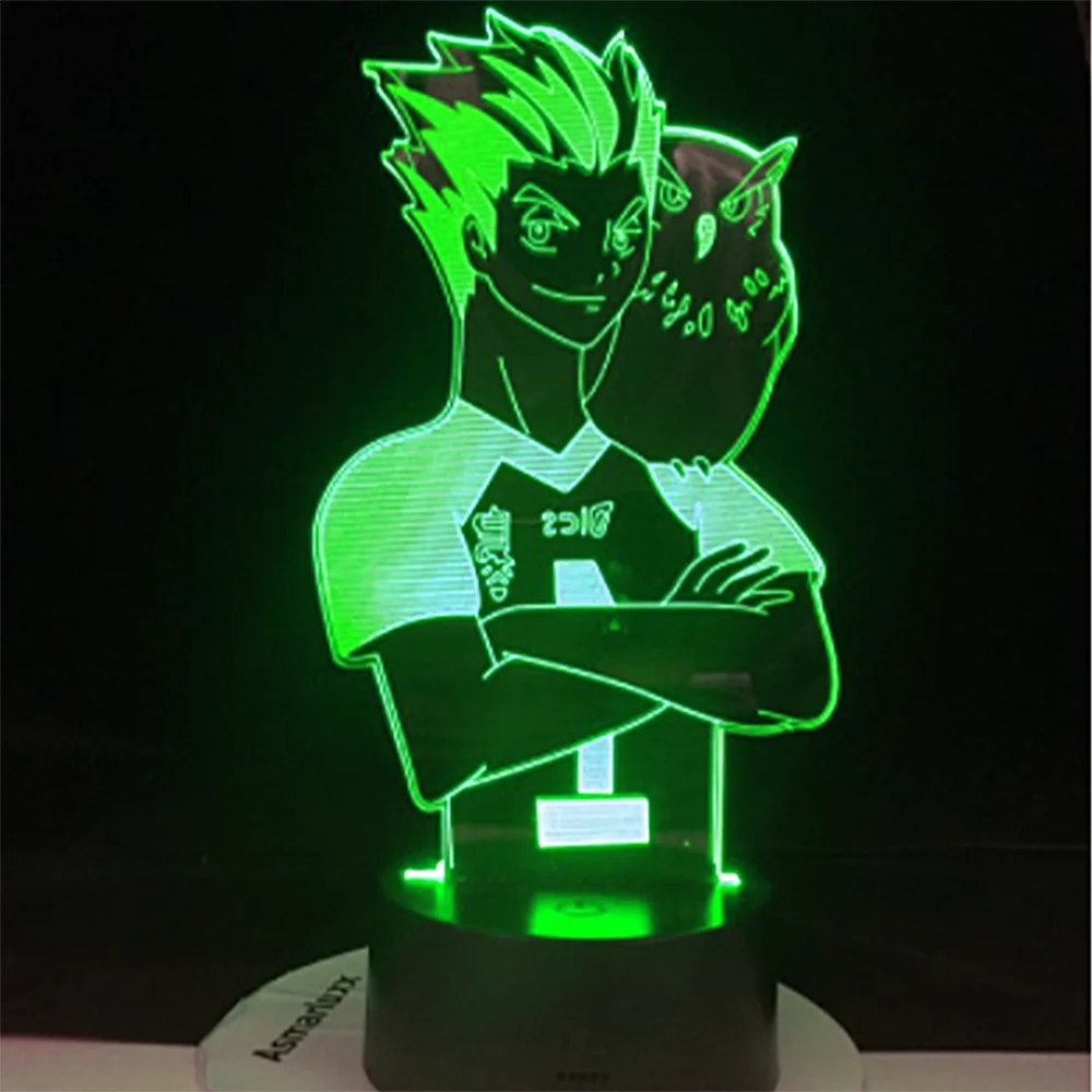 Haikyuu Kei Tsukishima светодиодный ночсветильник лампа для спальни Декор Светильник для детей подарок на день рождения Haikyu Tsukishima 3d лампа
Haikyuu Kei Tsukishima светодиодный ночсветильник лампа для спальни Декор Светильник для детей подарок на день рождения Haikyu Tsukishima 3d лампа