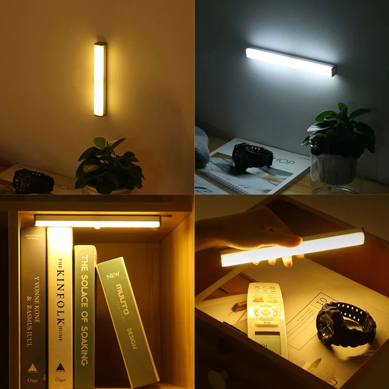 210/297mm LED Under Cabinet Light Long Strip Night Lights Motion Sensor Closet Lamp For Kitchen Bedroom Wardrobe Indoor Lighting
210/297mm LED Under Cabinet Light Long Strip Night Lights Motion Sensor Closet Lamp For Kitchen Bedroom Wardrobe Indoor Lighting