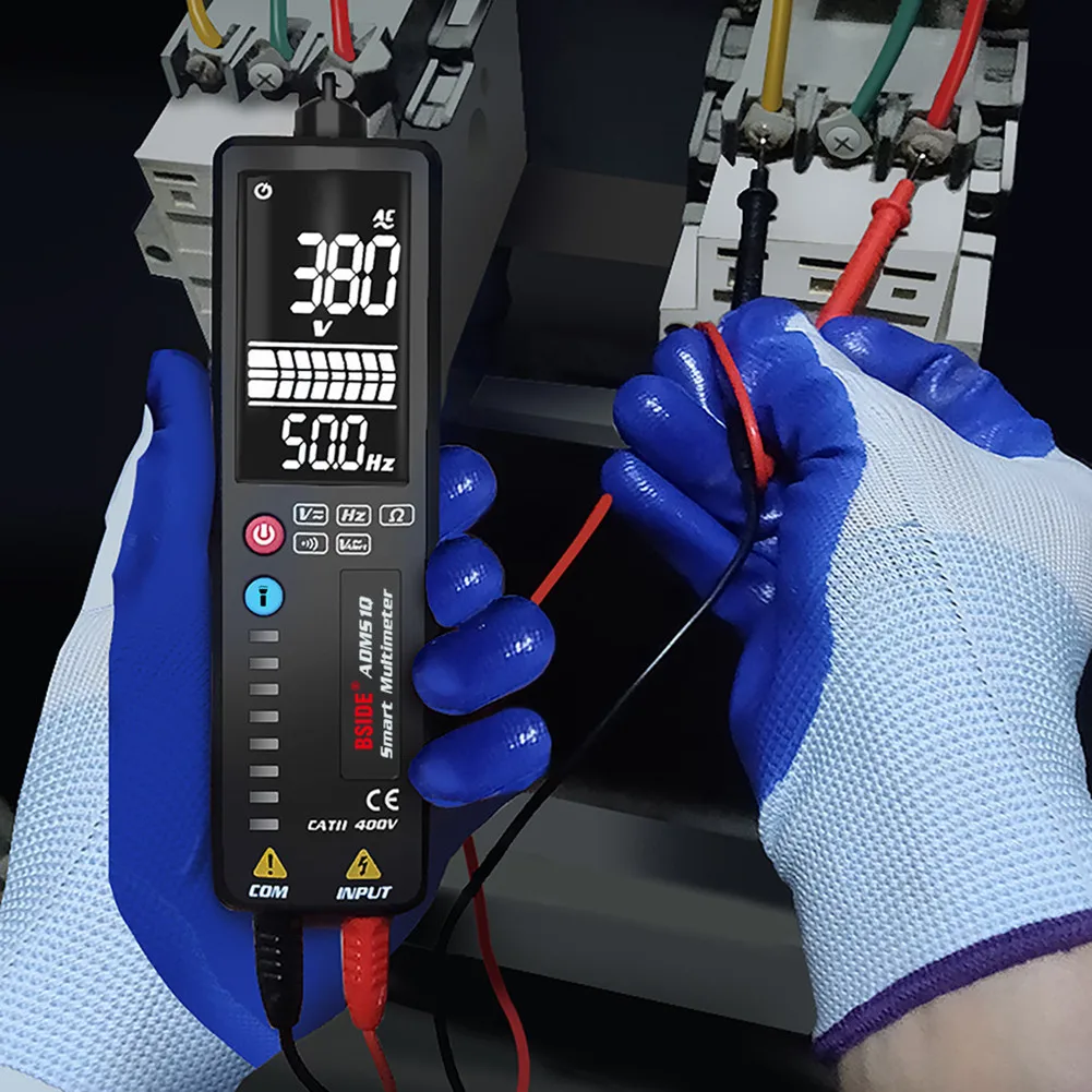 ADMS1A/Q Smart LCD Screen Digital Multimeter Voltage Resistance Meter Tester With Test Leads And Instruction Manual
ADMS1A/Q Smart LCD Screen Digital Multimeter Voltage Resistance Meter Tester With Test Leads And Instruction Manual